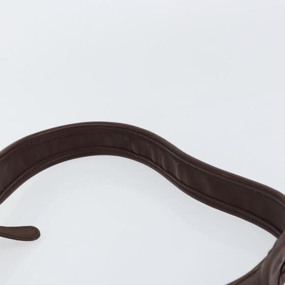 Coach Shoulder Bag Leather Dark Brown Auth 149672 - Picture 8 of 16